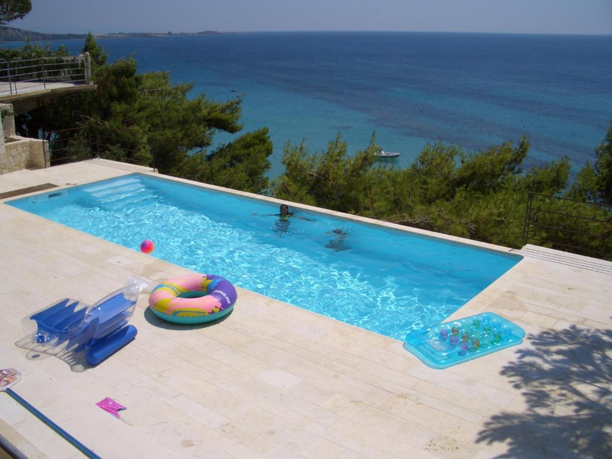 Villaparadiso Beach Front Villa Makris Gialos Argostoli  Luaran gambar