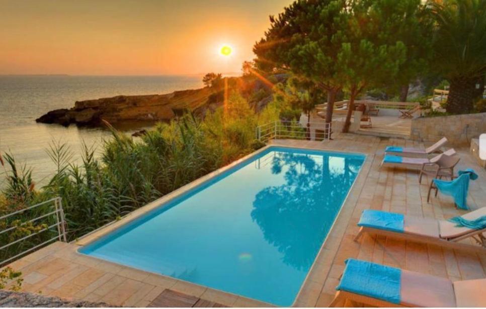 Villaparadiso Beach Front Villa Makris Gialos Argostoli  Luaran gambar